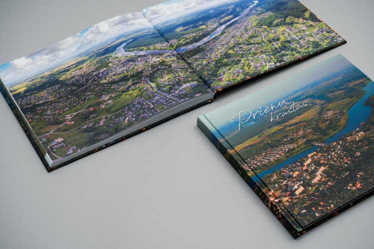 Region of Prienai hardcover photography book printed by KOPA printing